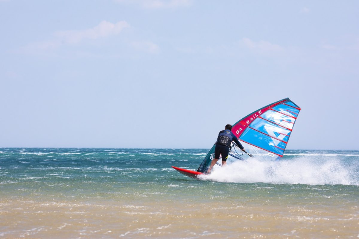 GA Sails Slalom racing, windsurf Vapor sail, windsurfing speed, gaastra 2023