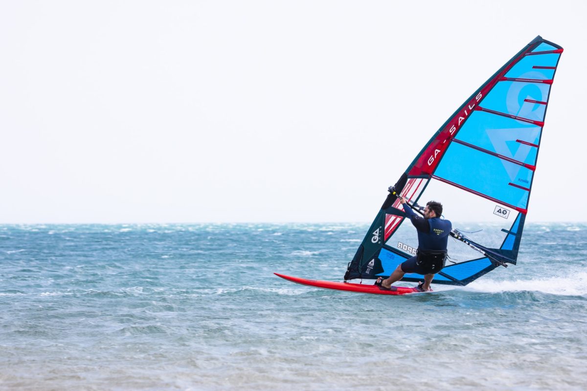 GA Sails Slalom racing, windsurf Vapor sail, windsurfing speed, gaastra 2023