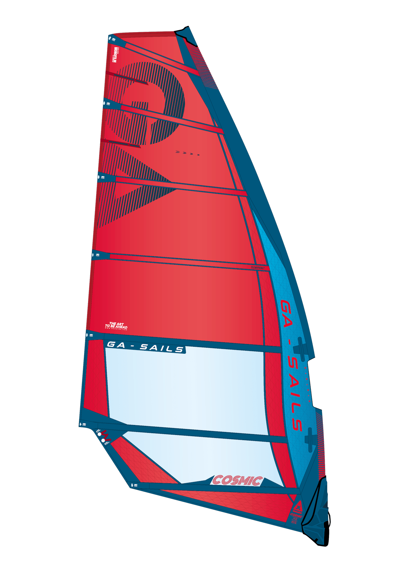 GA Windsurfing, GA Sails, Gaastra windsurf, Cosmic,Voile, Freeride, Freerace, cambers