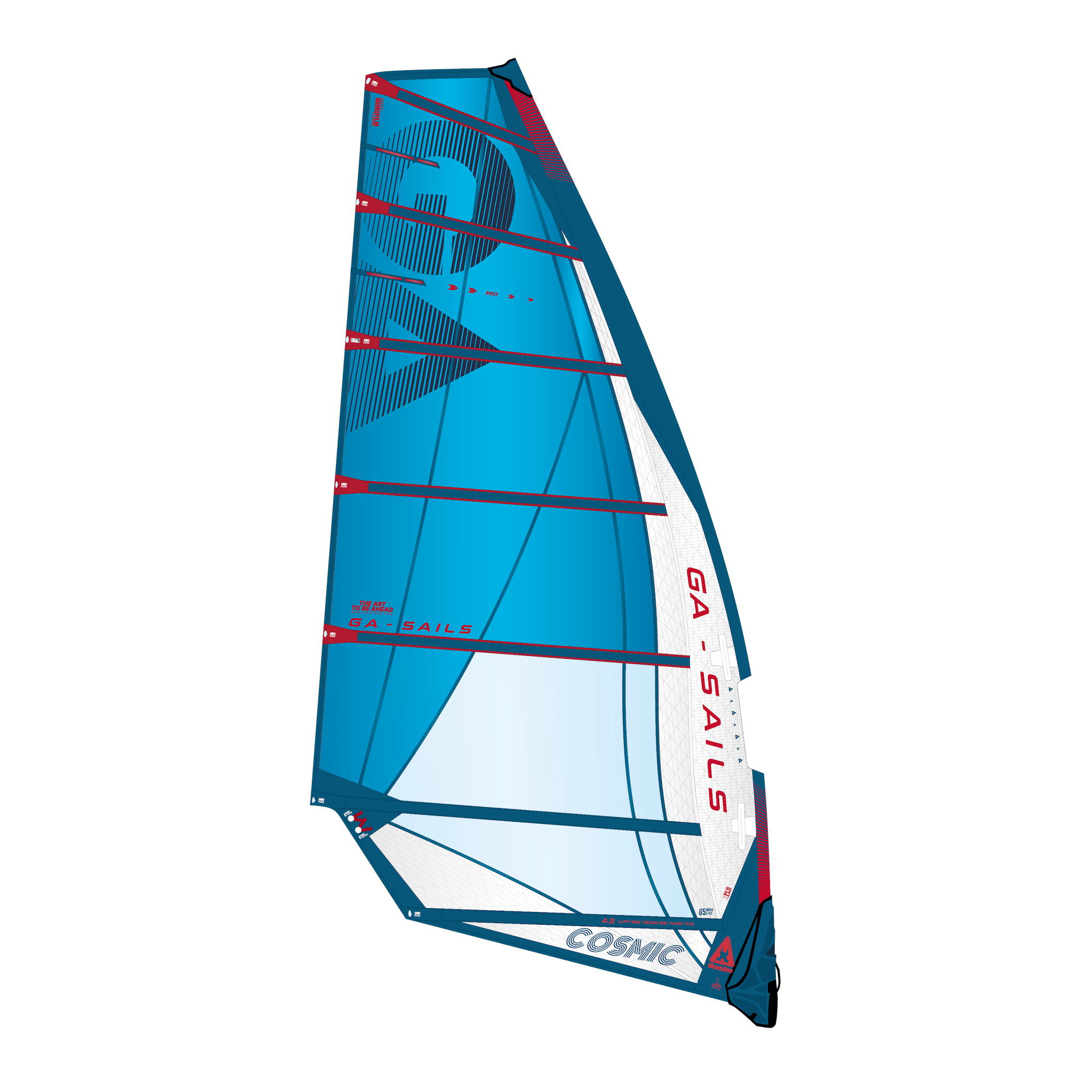 GA Sails 2025. Gaastra Cosmic, windsurf sail, voile de freeride, Freerace, freeride sail.Duotone s-pace, Severne moto, Neil Pryde v8, goya mark 2