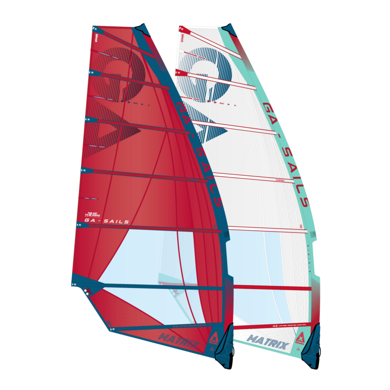 GA Sails 2025. Gaastra Matrix, windsurf sail, voile de freeride, Freerace, freeride sail.Duotone e-pace, Severne ncx, Neil Pryde speedster, goya mark 7