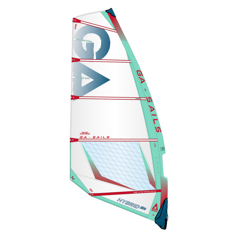 GA Sails 2025. Gaastra Hybrid, windsurf sail, voile de freeride, freeride sail.Duotone e-pace, Severne gator, convert, Neil Pryde fusion, ride, goya nexus