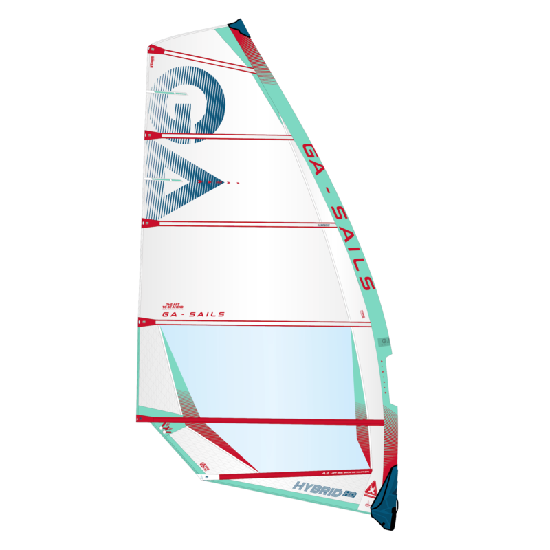 GA Sails 2025. Gaastra Hybrid, windsurf sail, voile de freeride, freeride sail.Duotone e-pace, Severne gator, convert, Neil Pryde fusion, ride, goya nexus