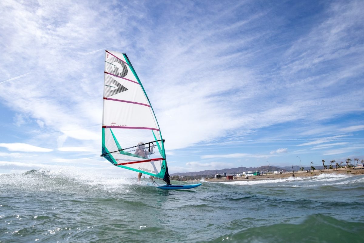 GA Sails 2025. Gaastra Hybrid, windsurf sail, voile de freeride, freeride sail.Duotone e-pace, Severne gator, convert, Neil Pryde fusion, ride, goya nexus