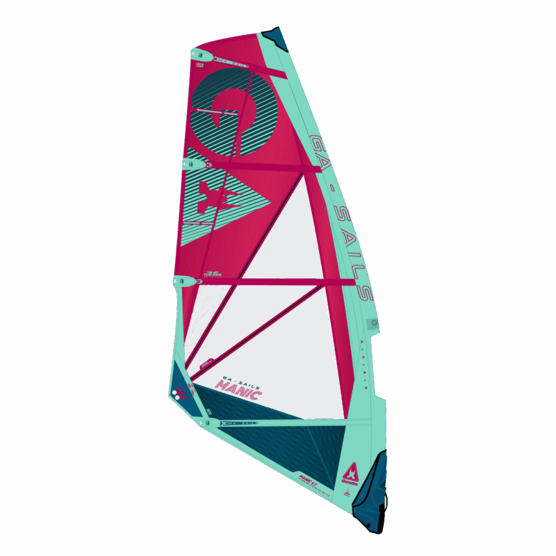 GA Sails 2026. Gaastra Manic, wave, windsurf sail, voile de vague 4 lattes, 4 battens