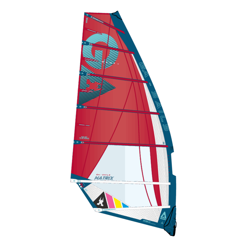 GA Sails 2026. Gaastra Matrix, windsurf sail, voile de freeride, freerace sail. Duotone e-pace, Severne NCX, convert, Neil Pryde speedster, goya Mark 7