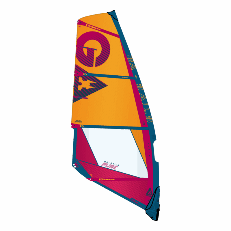 GA Sails 2026. Gaastra Pure, windsurf sail, voile de freestyle 4 lattes, 4 battens.Duotone Idol, Severne Freak, Neil Pryde wizard, goya cypher