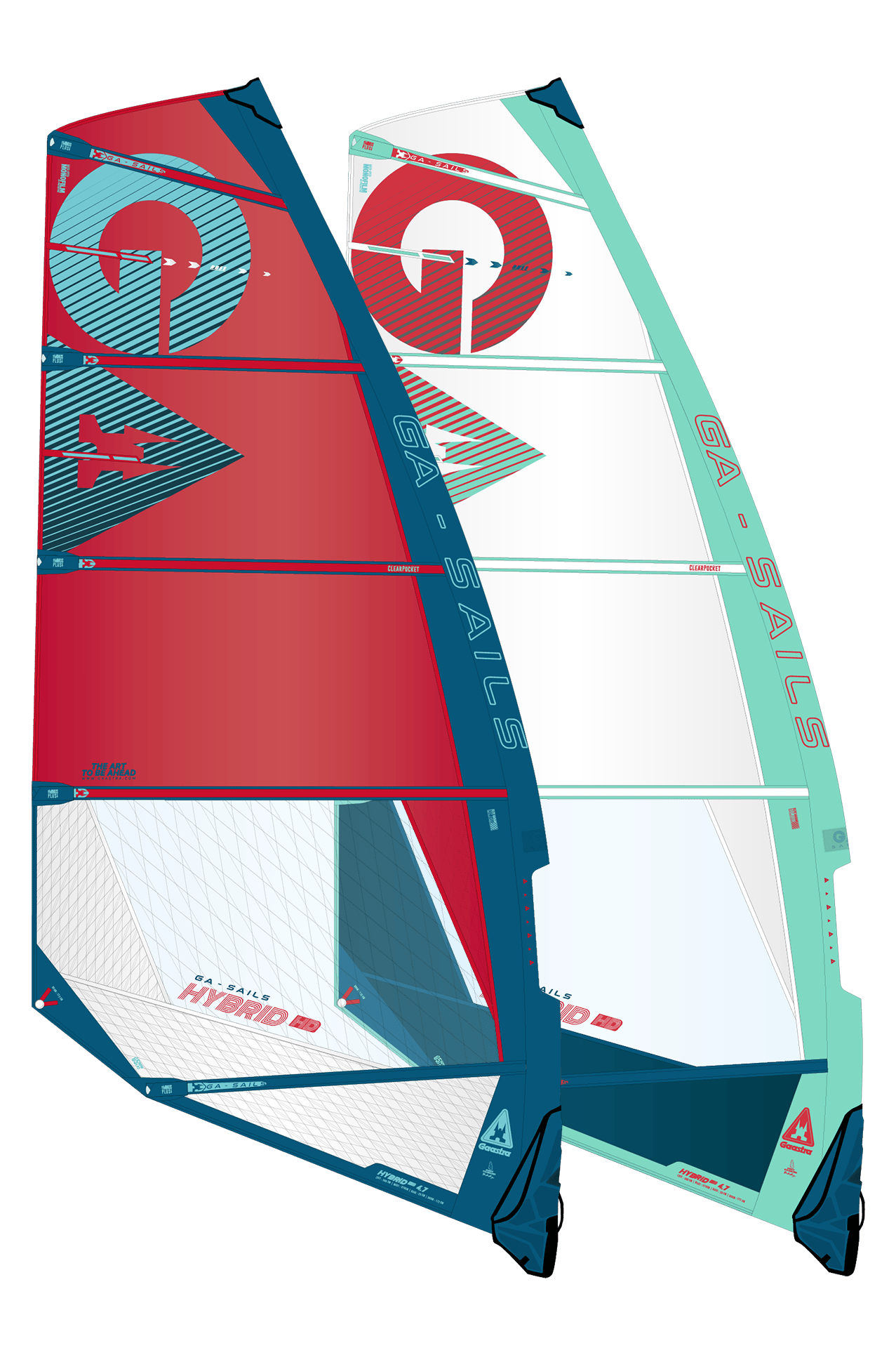 GA Sails 2026. Gaastra Hybrid, windsurf sail, voile de freeride, freeride sail.Duotone e-pace, Severne gator, convert, Neil Pryde fusion, ride, goya nexus