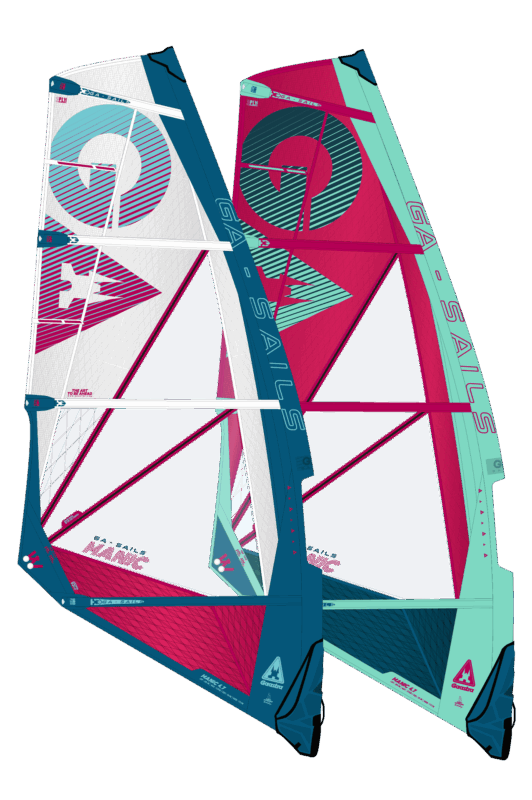 GA Sails 2026. Gaastra Manic, wave, windsurf sail, voile de vague 4 lattes, 4 battens