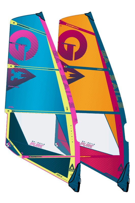 GA Sails 2026. Gaastra Pure, windsurf sail, voile de freestyle 4 lattes, 4 battens.Duotone Idol, Severne Freak, Neil Pryde wizard, goya cypher