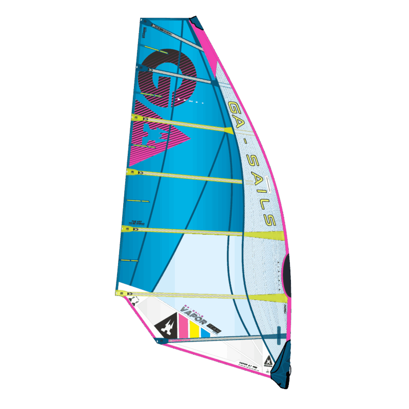 GA Sails 2026. Gaastra Vapor, windsurf sail, voile de race, course racing, slalom sail. Duotone warp, Severne M8, Neil Pryde RS Racing