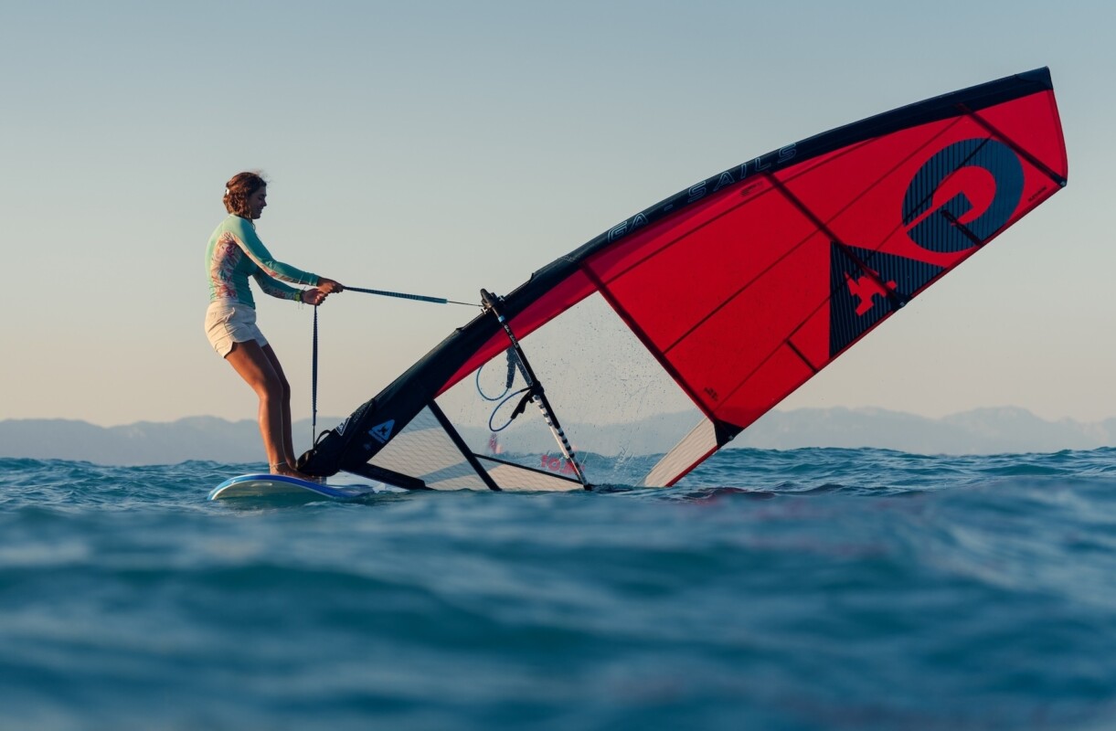 GA Sails 2026. Gaastra Pilot, windsurf sail, voile de freeride, initiation, progression, intermédiaire, planche à voile