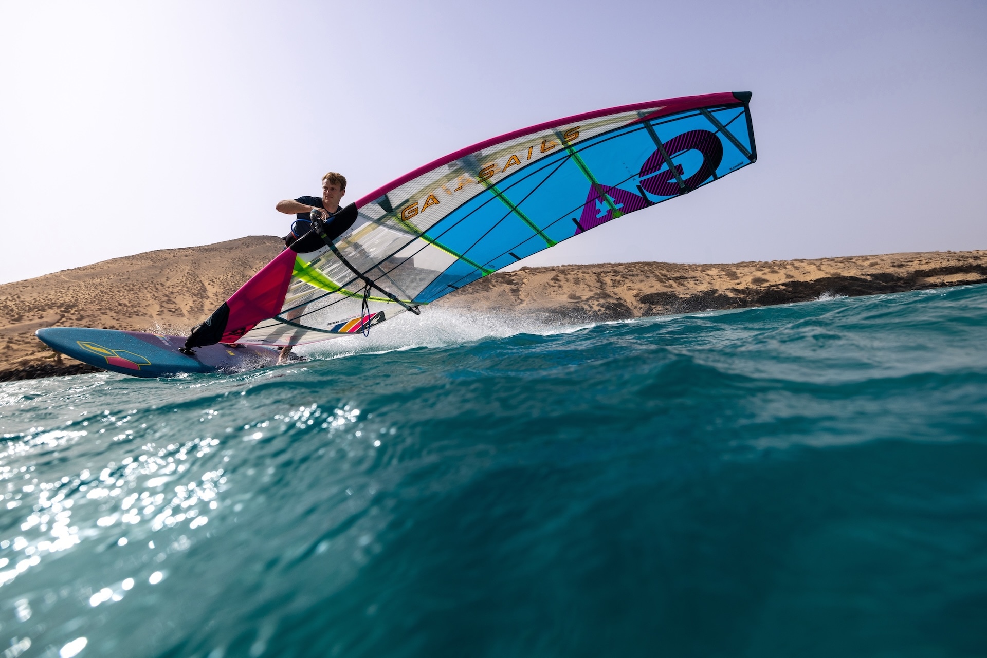 GA Sails 2026. Gaastra Vapor, windsurf sail, voile de race, course racing, slalom sail. Duotone warp, Severne M8, Neil Pryde RS Racing